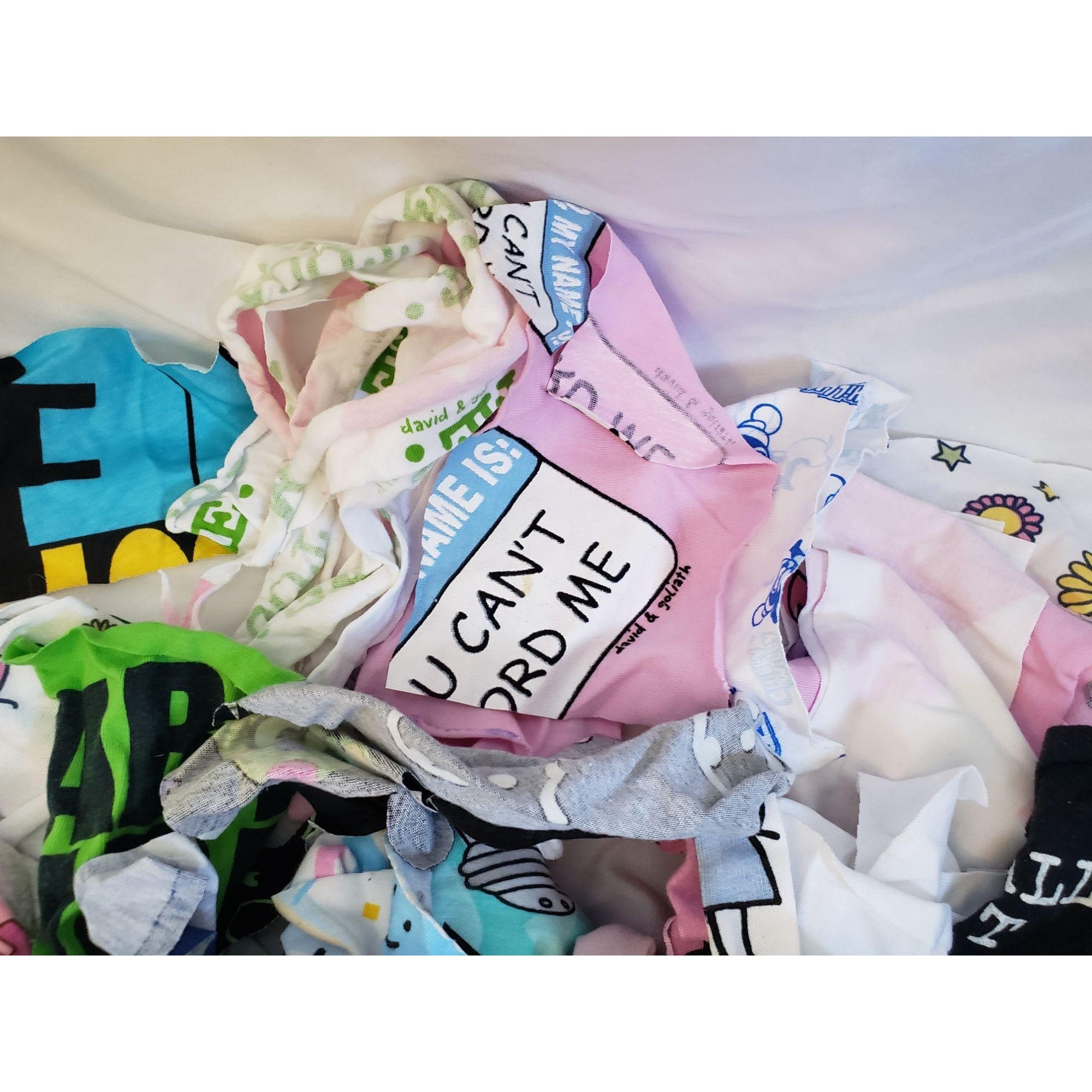 David and Goliath Knit Fabric Scrap Lot 1 Lb Assorted Trim | Etsy