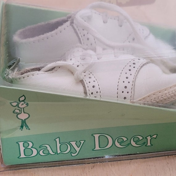 Vintage Baby Deer Soft Sole Shoes Leather Infant … - image 5