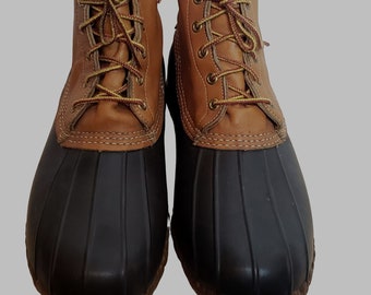 Bottes Canard L.L. Bean Originales Maine Hunting Shoe - Vintage, Taille 10