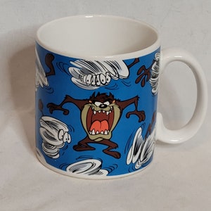買い保障できる Tasmanian Devil Coffee Mug Taz Looney Tunes Blue Applause 記念グッズ