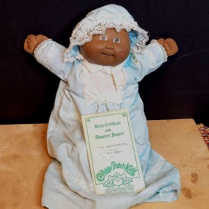 Cabbage Patch Kid 1984 DPK AA Preemie Mit Original Kleidung Geburtsurkunde