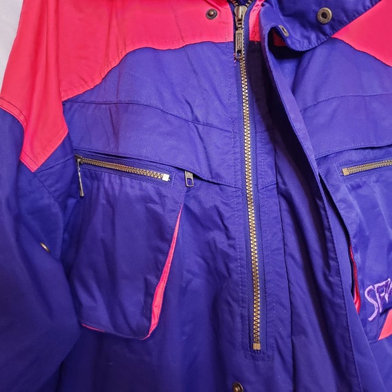 Vintage Serac Pullover Colorblock Ski Jacket Nylo… - image 5