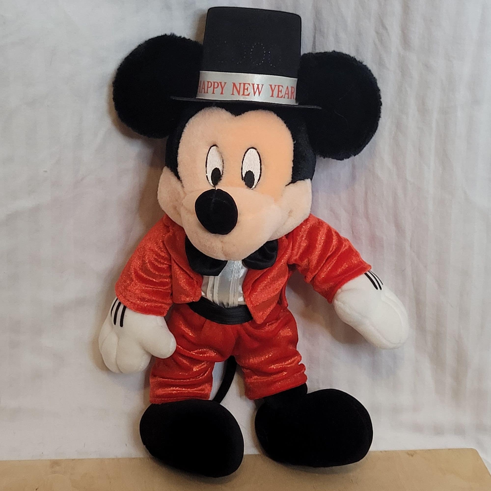Mickey Mouse Y2K Happy New Year 2000 Does Not Work Top Hat Red