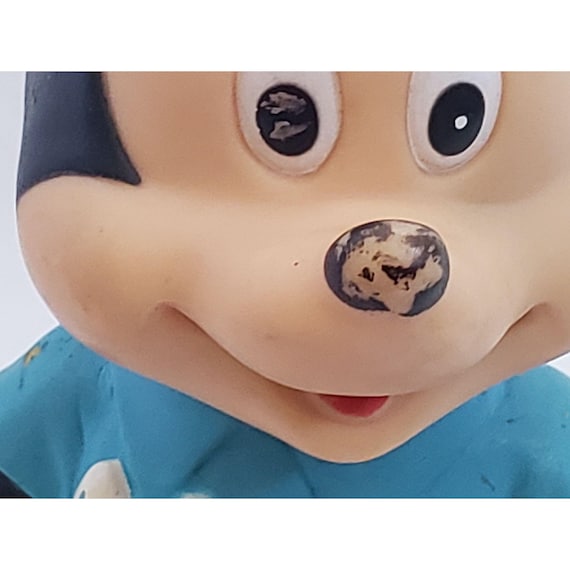 Mickey Mouse Rubber Squeak Toy Vintage Walt Disney Productions