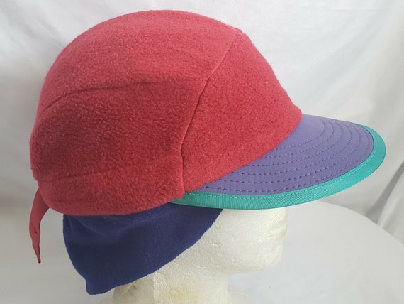 Patagonia 90s Synchilla Fleece Duck Bill Hat Red V