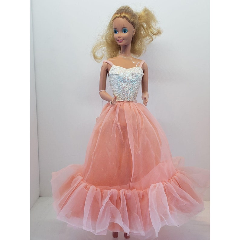 peaches n cream barbie dress