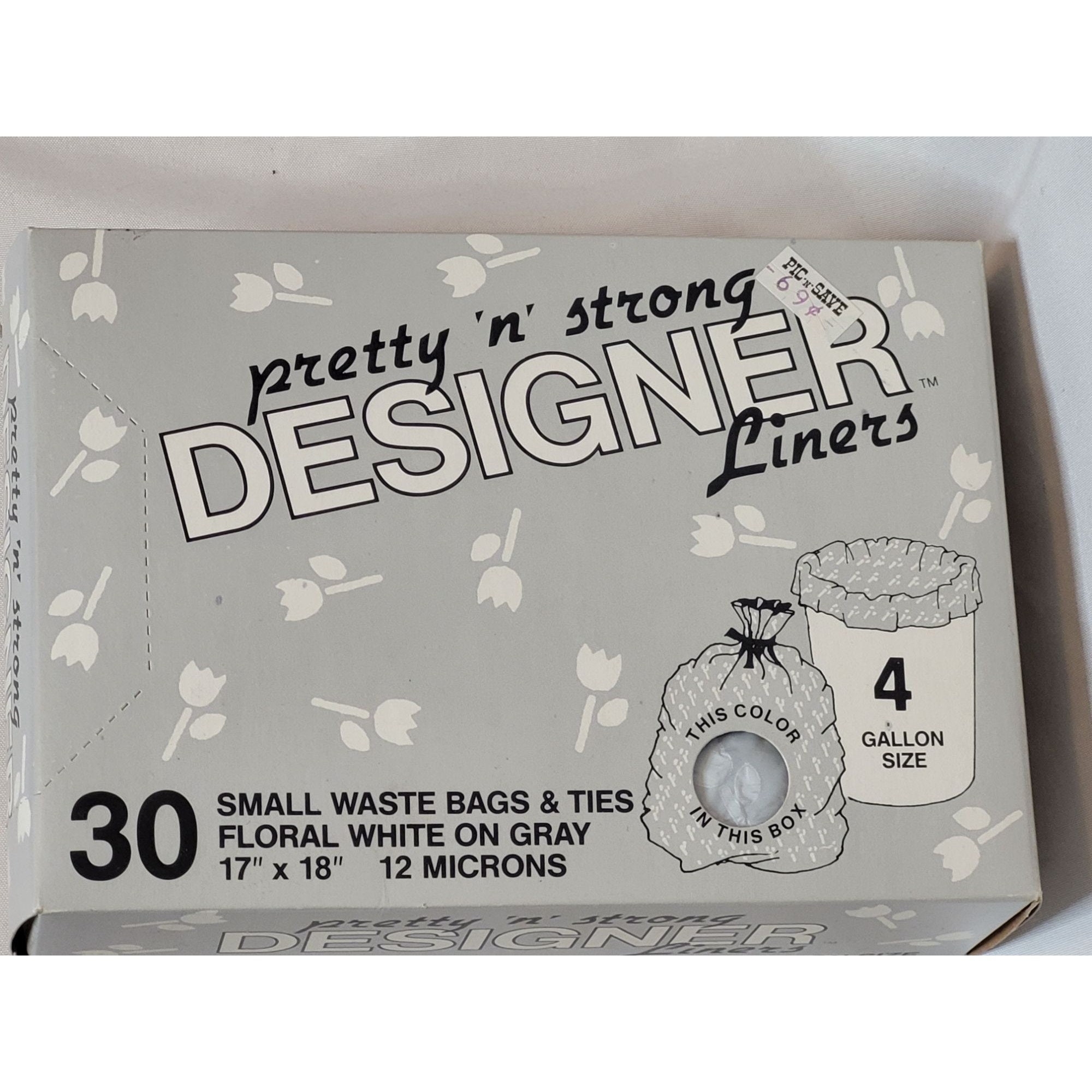 Pretty and Strong Designer Liners Trash Bags Wastepaper Pasket -   Finland