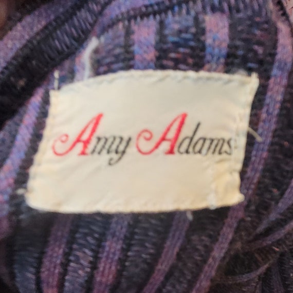 Vintage Shirt Dress Amy Adams Stripe Belted Tie N… - image 9