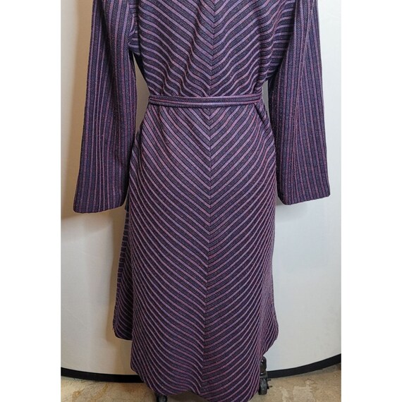 Vintage Shirt Dress Amy Adams Stripe Belted Tie N… - image 8