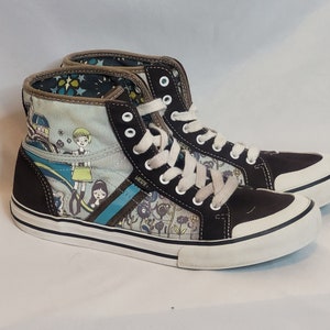 Vintage Vans Wellesley Starry Keren Skater High Tops W Size 6.5 T375