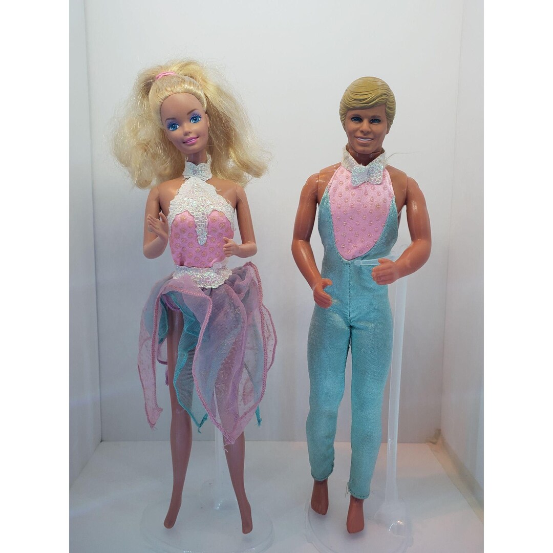 Barbie et Ken 1989 Flight times Gift Set Fabriqué en Malaisie NRFB