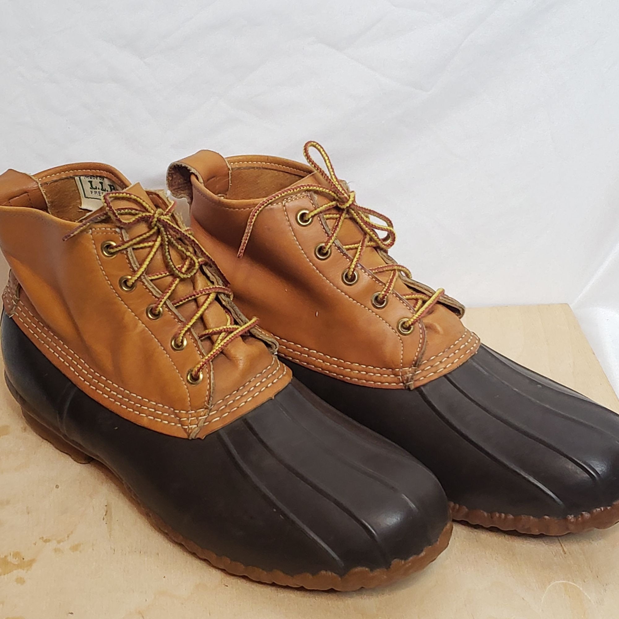 Vintage LL Bean Duck Boots, Maine Hunting Shoes, Men display picture 2