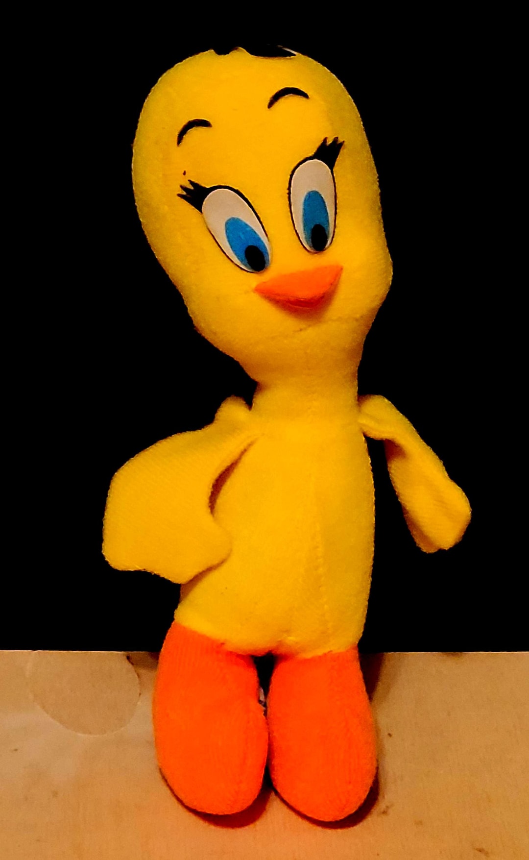 Vintage Dakin Tweety Bird Plush Toy 8 in 1975 Retro Looney Tunes