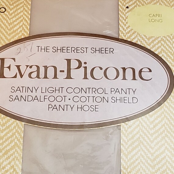 Vintage Evan Picone Pantyhose Nylons Capri Long Sanda… - Gem