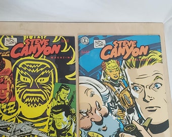 Steve Canyon Magazine Milton Caniffs No 6 and No 7 Vintage 1980s