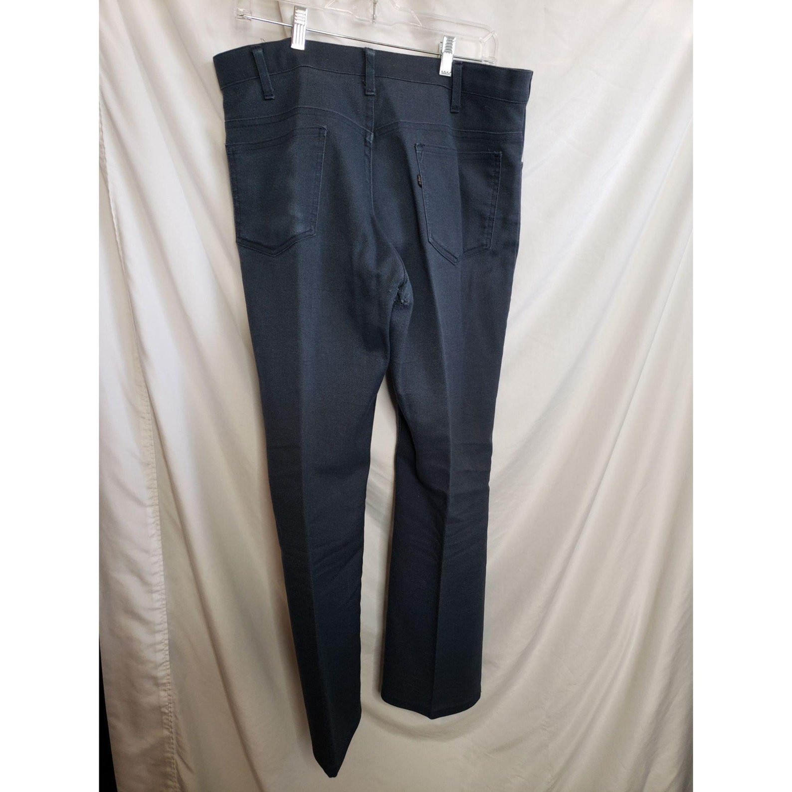 Levis Staprest Slacks Navy Vintage 70s Retro 36 X 29 Preowned - Etsy