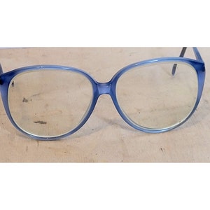 Vintage Diane Von Furstenburg Blue Frame Glasses Fragrance Canada Plastic