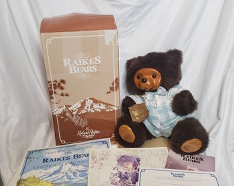 Robert Raikes Sweet Sunday Timmy 1989 Vintage Teddy Bear 17009 Original Box