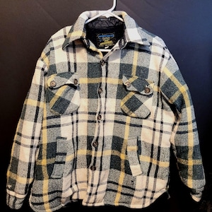 70s CPO Jacket Flannel Plaid Shirt Button up Lumberjack 70s CPO Jacket Flannel Plaid Shirt Button up Lumberjack