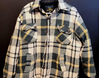 Vintage Flanell-Hemd, Jacke, Jacke, National, kariert, schwer, für Erwachsene XL