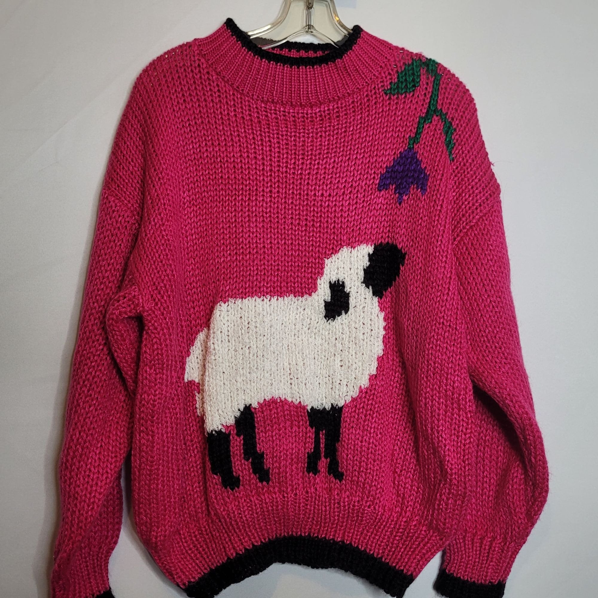 Pink sheep sweater hotsell