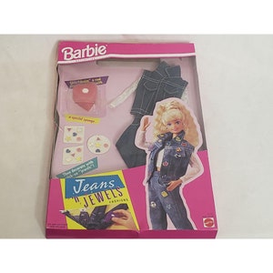 Vintage Barbie Activities Jeans N Jewels 1999 Outfit Original Box Has Wear Unopened