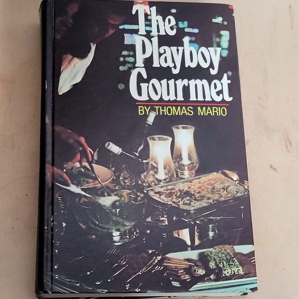 The Playboy Gourmet Thomas Mario Cookbook Hardback Printed Cover 1972 5th Print