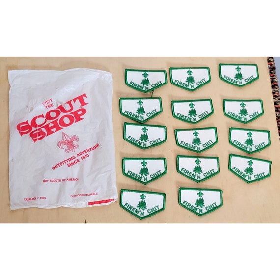 Vintage Firem'n Chit Boy Scout Patches Set of 14 … - image 1