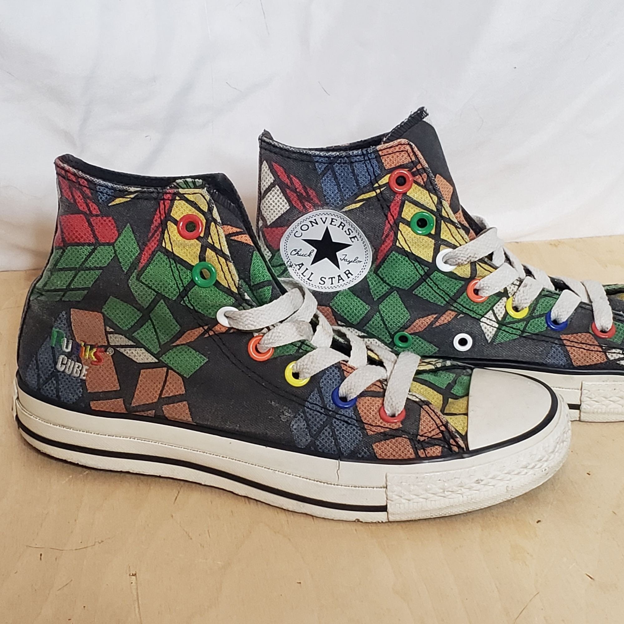 Rare Vintage Rubiks Cube Converse Chuck 