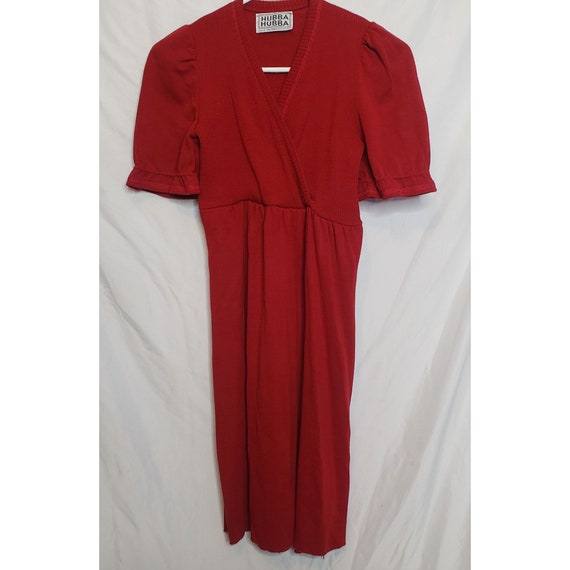 Vintage Hubba Hubba Dress Acrylic Knit Size Small San Francisco Union Made