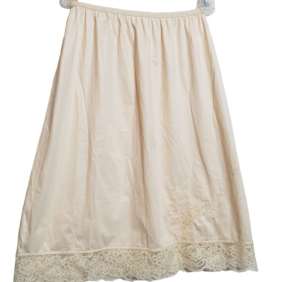 Vintage Hollywood Vasarette Half Slip Cream Size Smal… Gem