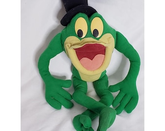 Michigan J Frog Vintage Plush 13 Inch Plush Applause Green