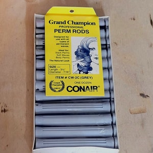 Vintage Conair Perm Rods, Grand Champion Professional CW-2C