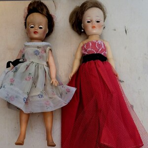 Vintage Fashion Doll Lot of 2 Horsman Sleepy Eyes 10.5 Inches Played With Cond