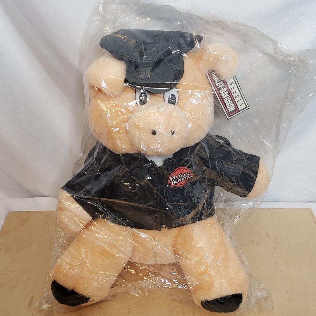 Vintage 1993 Harley Davidson Plush Pig, New With Tags - Etsy