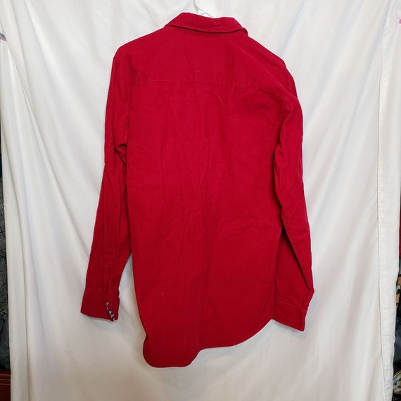 Vintage Sears Sportswear Mens Tall Medium Red Cor… - image 5