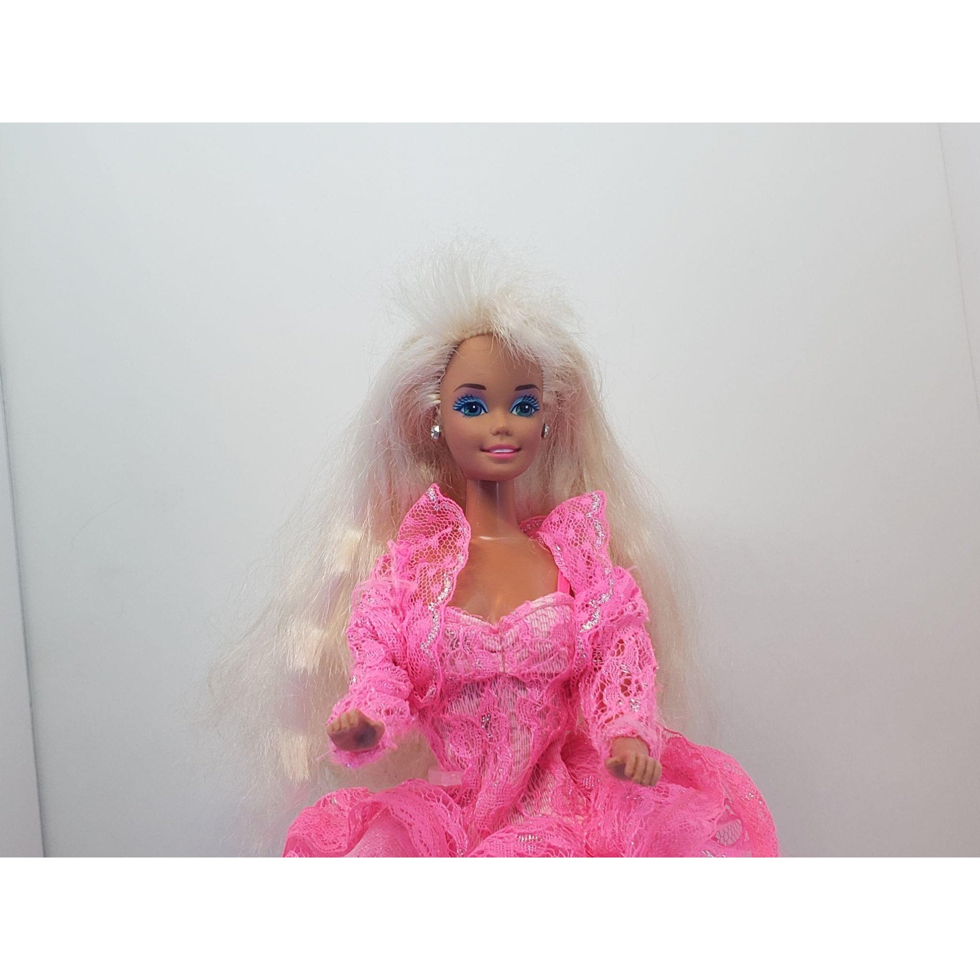 Lights and lace barbie 1990 sale