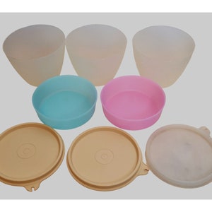 Vintage Tupperware 148/215 series Snack/Refrigerator bowls/lids – 8 pc -  household items - by owner - housewares sale