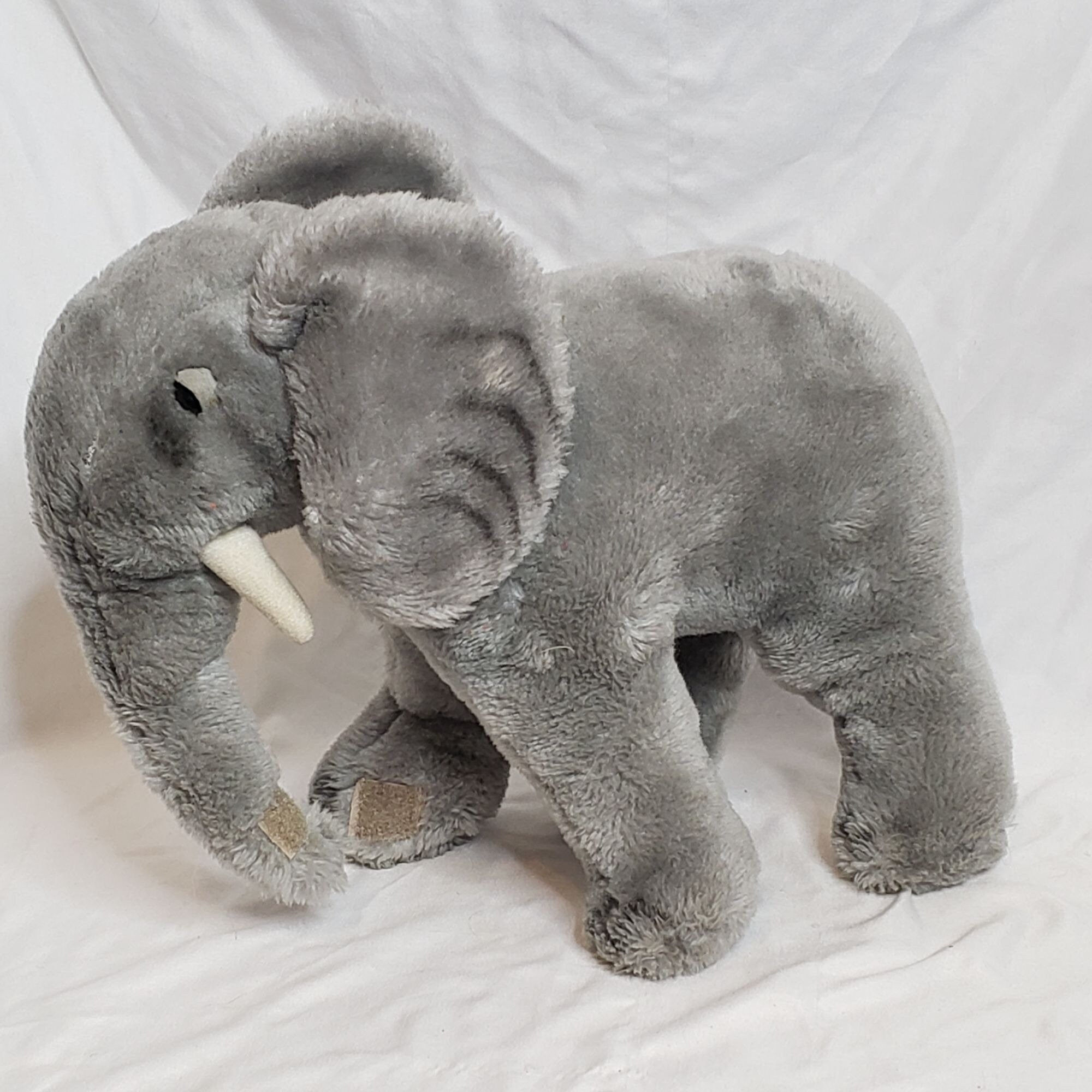 Dakin 1979 Gray Elephant 12 Inches Tall Vintage Stuffed Plush - Etsy