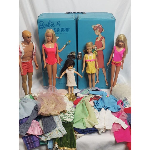 gaan beslissen Bijdragen Imperial Vintage Barbie Lot Francie Chris Ken Skipper 46 Mod Handmade - Etsy