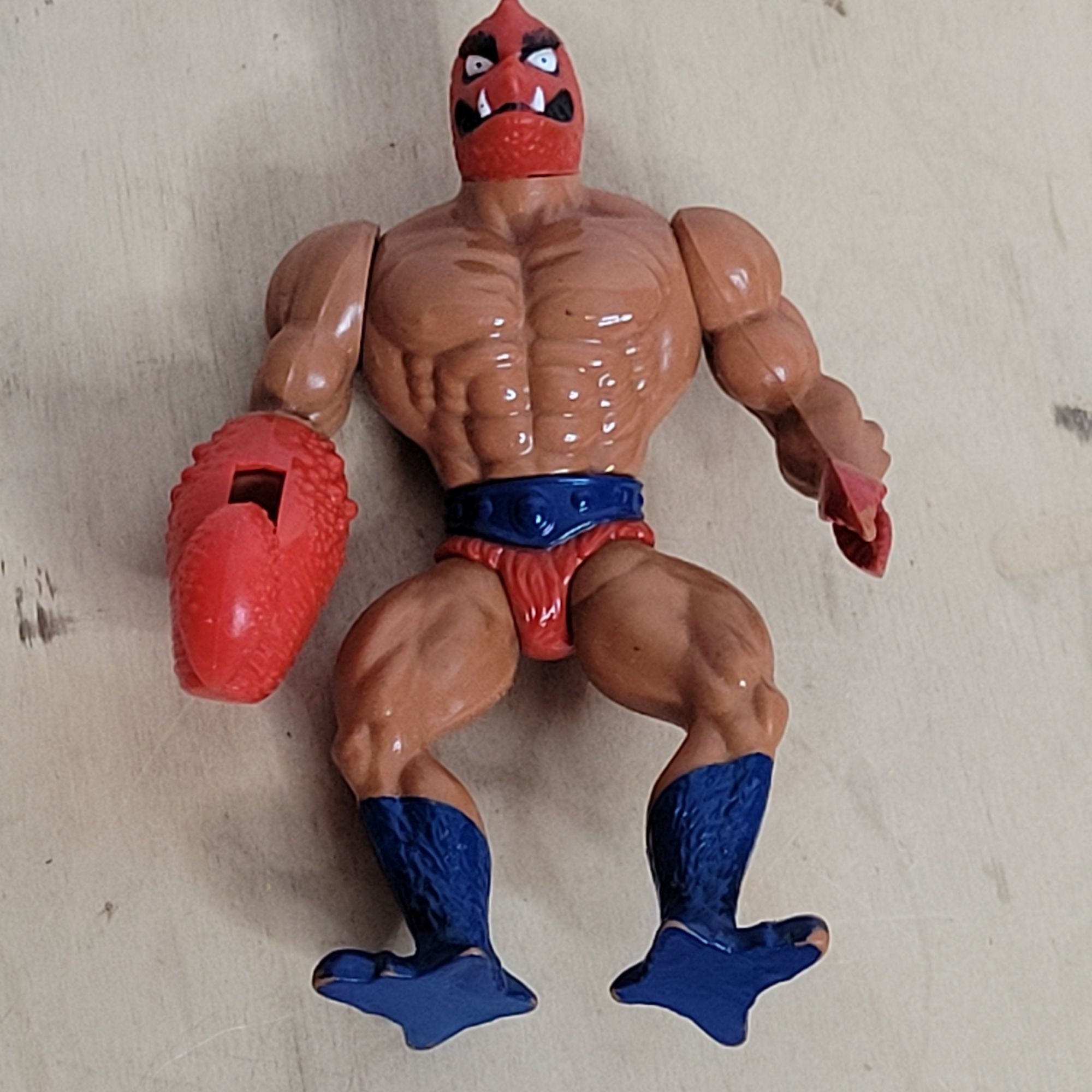 Vintage Clawful 1981 Hong Kong MOTU Action Figure He Man Red - Etsy