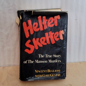 Helter Skelter Hard Back 5th Printing Vincent Bugliosi Curt Gentry Dust Cover