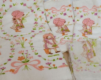 Set di asciugamani da bagno vintage Holly Hobbie Cannon 4 asciugamani American Greetings