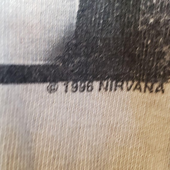 Vintage Nirvana 1996 Original Tshirt Gildan Adult… - image 6