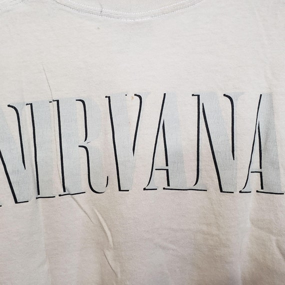 Vintage Nirvana 1996 Original Tshirt Gildan Adult… - image 9