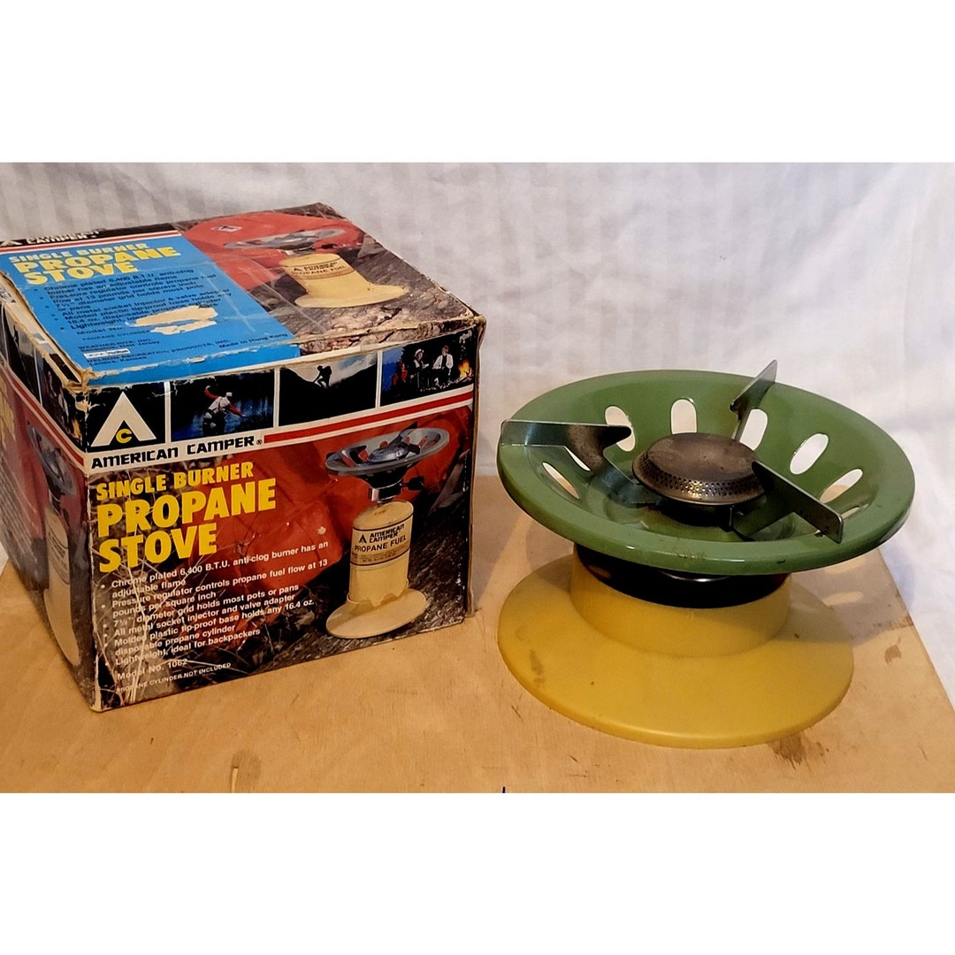 Vintage American Camper Single Burner Propane Stove Hong Kong 1062