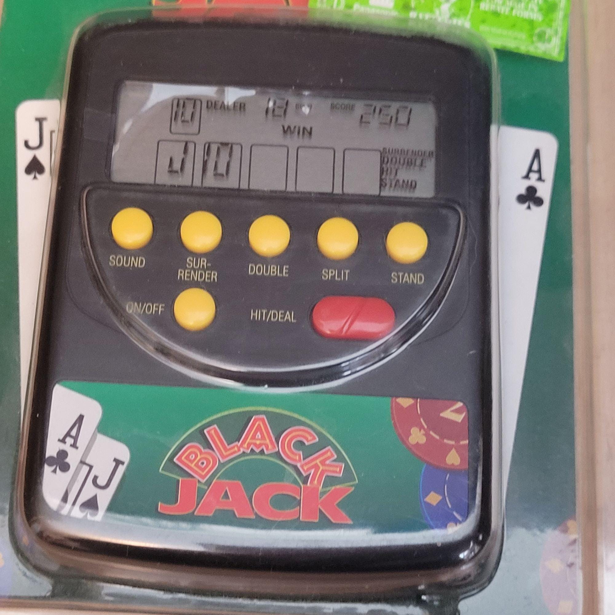 Vintage Black Jack Video Game Hand Held 1994 Sealed NOS Gift 