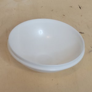 Vintage Tupperware 491 Dip Schüssel Ersatz Weiß Kunststoff OHNE DECKEL