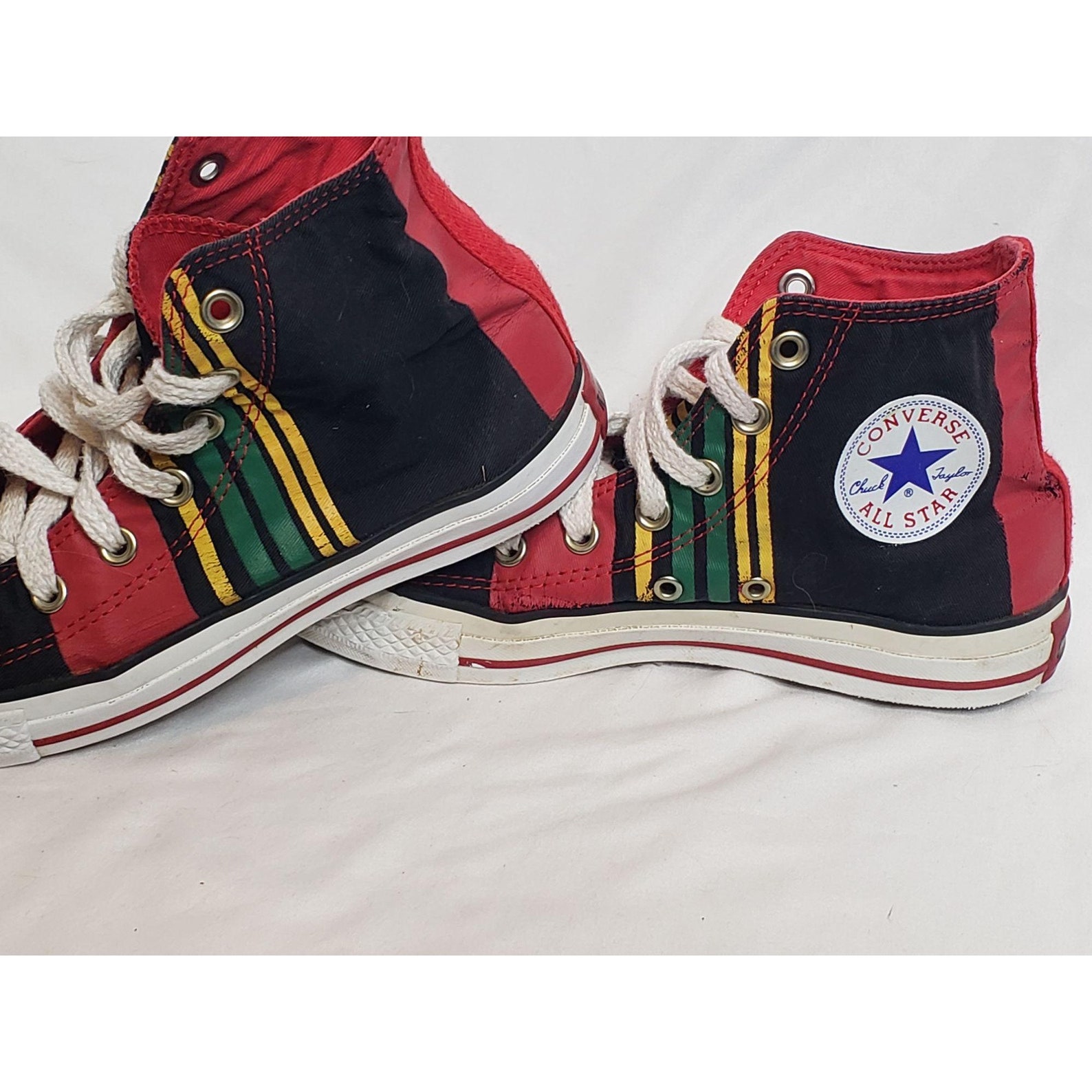 rasta colored converse