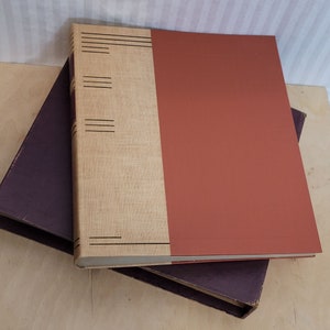 Vintage Fotoalbum Weißes Fotoalbum Weißes Papier Seiten Sieht Wie Ein Buch Aus